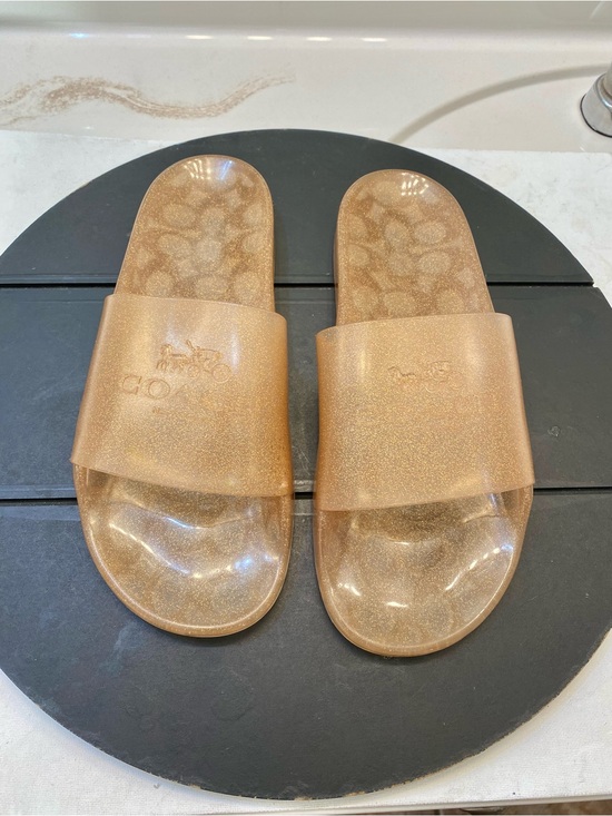 Coach Shoes - Coach Ulyssa Slide Women’s jelly Sandals Size 11, excellent condition clean